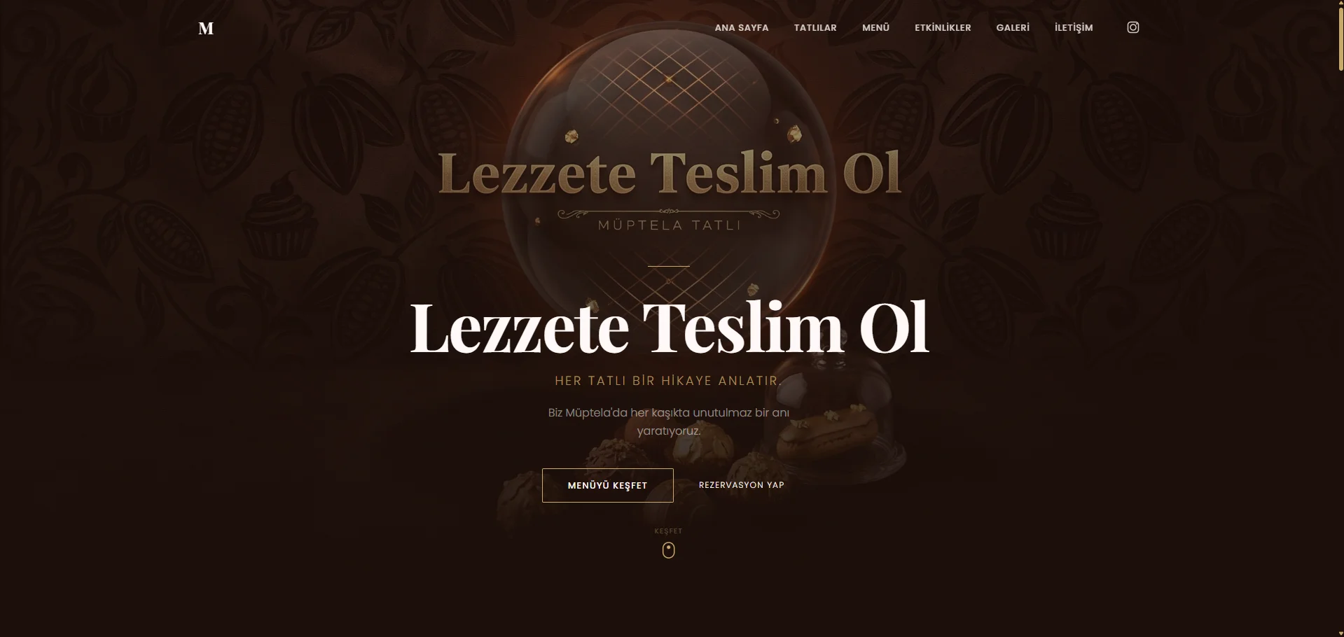 Müptela Tatlı — Premium Tatlıcı